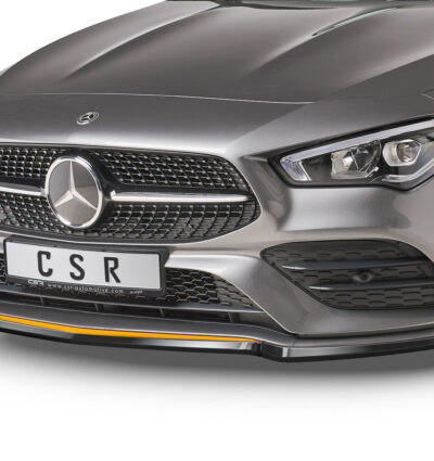 Lame de parechoc avant pour Mercedes-Benz CLA C118 / X118 coupé et Shooting Brake / AMG-Line (depuis 2019) - Fabriqué en ABS (6 finitions au choix)