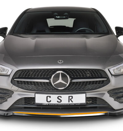 Lame de parechoc avant pour Mercedes-Benz CLA C118 / X118 coupé et Shooting Brake / AMG-Line (depuis 2019) - Fabriqué en ABS (6 finitions au choix)