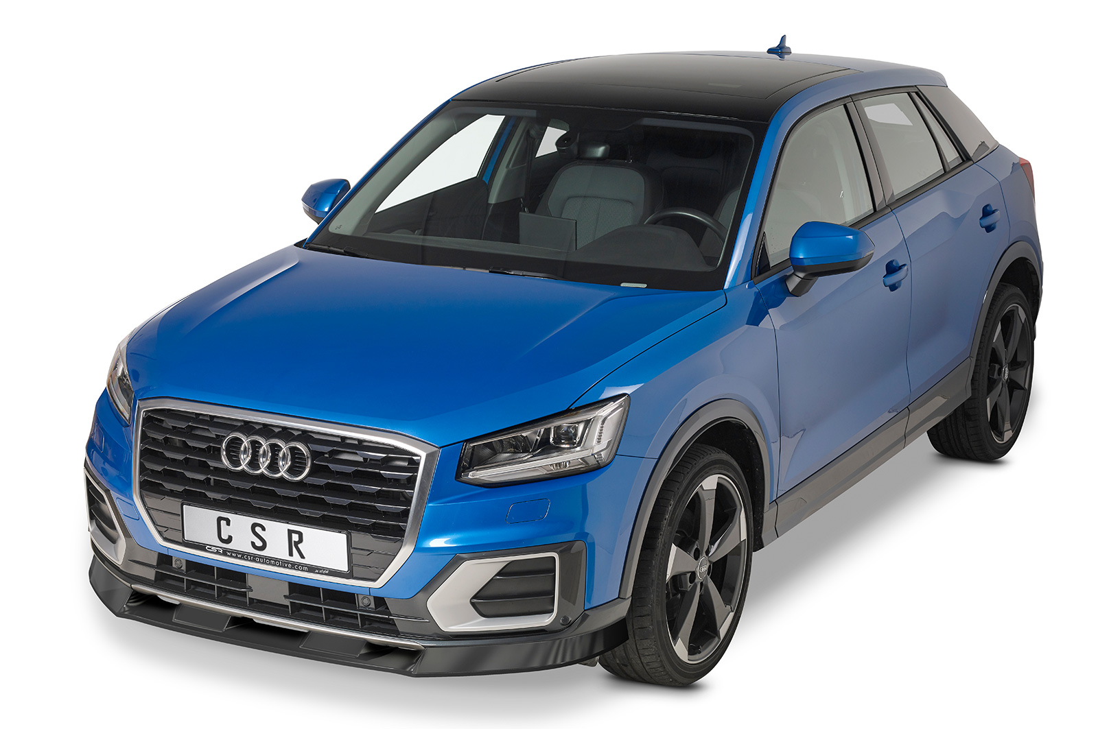 Lame de parechoc avant pour Audi Q2 S-Line / préfacelift (2016-2020) - Fabriqué en ABS (6 finitions au choix)