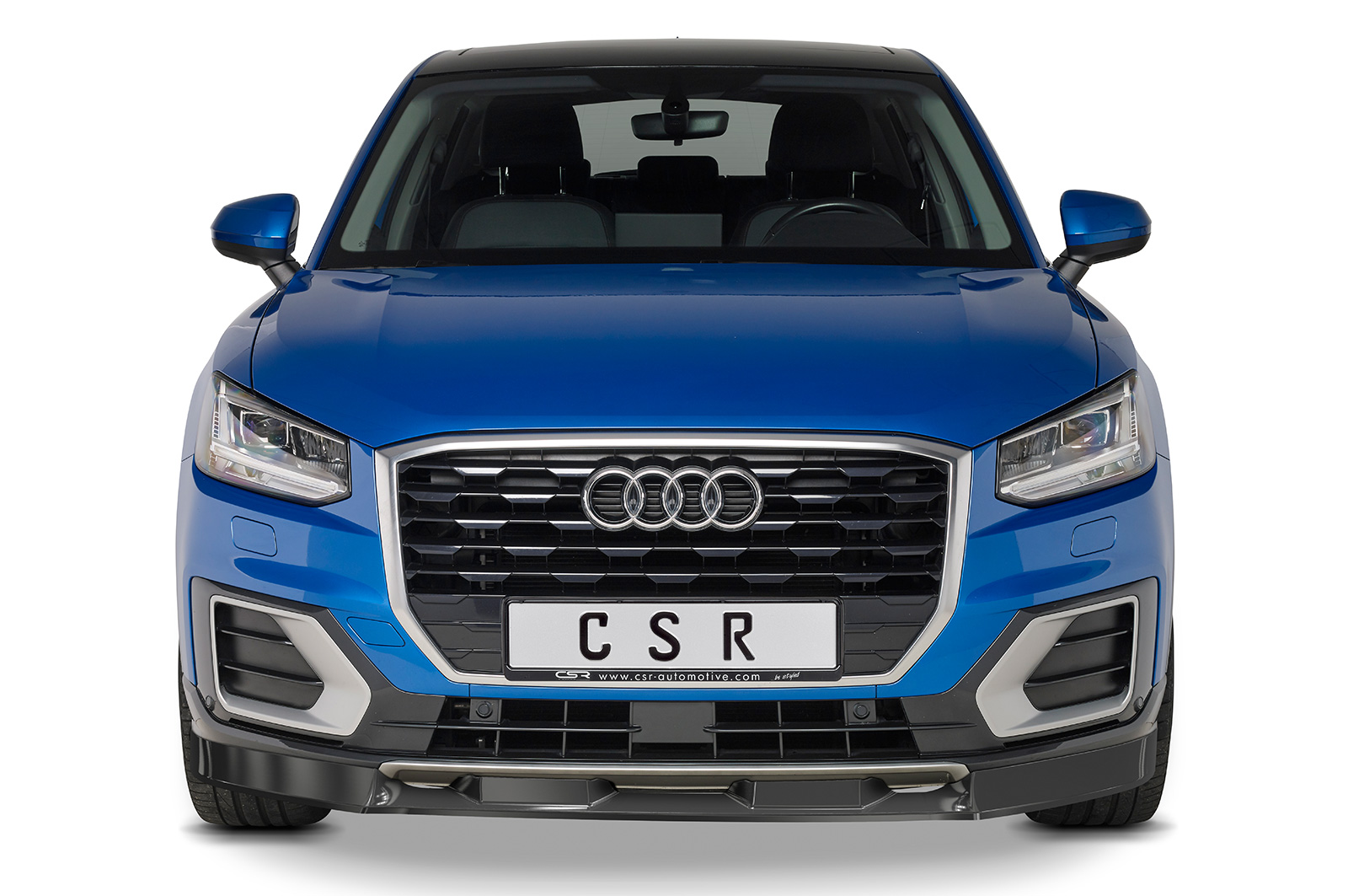 Lame de parechoc avant pour Audi Q2 S-Line / préfacelift (2016-2020) - Fabriqué en ABS (6 finitions au choix)