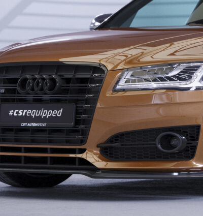 Lame de parechoc avant pour Audi S8 / S8 Plus D4 (Typ 4H) facelift (2013-2017) - Fabriqué en ABS (6 finitions au choix)