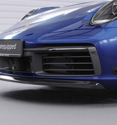 Lame de parechoc avant pour Porsche 911 / 992 Carrera / Carrera 4 / Carrera S / Carrera 4S / Targa 4 / Targa 4S / Targa 4 GTS (depuis 2019) - Fabriqué en ABS (6 finitions au choix)