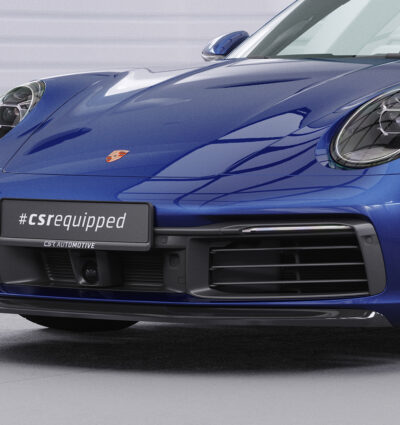 Lame de parechoc avant pour Porsche 911 / 992 Carrera / Carrera 4 / Carrera S / Carrera 4S / Targa 4 / Targa 4S / Targa 4 GTS (depuis 2019) - Fabriqué en ABS (6 finitions au choix)