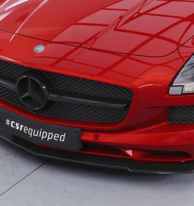 Lame de parechoc avant pour Mercedes-Benz SLS AMG (C197 / R197) coupé / Roadster (2009-06/2014) - Fabriqué en ABS (6 finitions au choix)