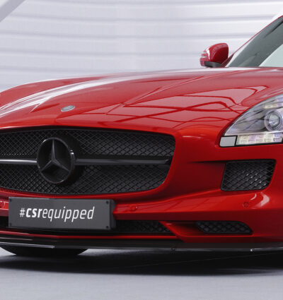 Lame de parechoc avant pour Mercedes-Benz SLS AMG (C197 / R197) coupé / Roadster (2009-06/2014) - Fabriqué en ABS (6 finitions au choix)