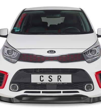 Lame de parechoc avant pour Kia Picanto (JA) GT-Line (depuis 2017) - Fabriqué en ABS (6 finitions au choix)