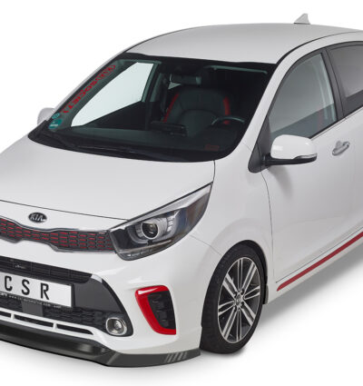 Lame de parechoc avant pour Kia Picanto (JA) GT-Line (depuis 2017) - Fabriqué en ABS (6 finitions au choix)