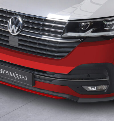 Lame de parechoc avant pour VW T6.1 3. facelift (depuis 2019) - Fabriqué en ABS (6 finitions au choix)