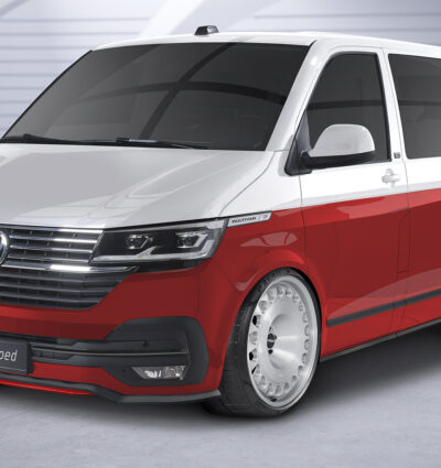 Lame de parechoc avant pour VW T6.1 3. facelift (depuis 2019) - Fabriqué en ABS (6 finitions au choix)