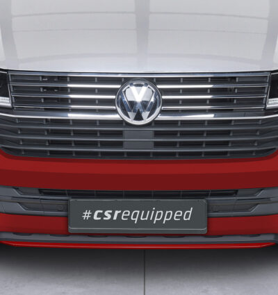 Lame de parechoc avant pour VW T6.1 3. facelift (depuis 2019) - Fabriqué en ABS (6 finitions au choix)