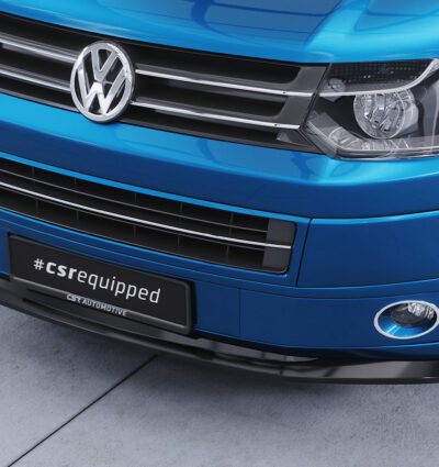 Lame de parechoc avant pour VW T5 1. facelift (09/2009-07/2015) - Fabriqué en ABS (6 finitions au choix)