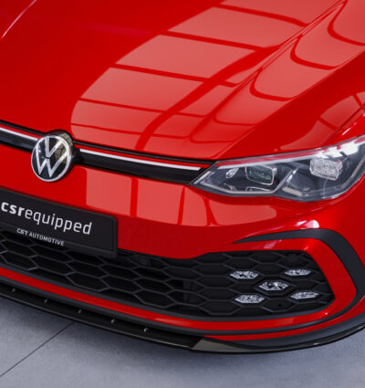 Lame de parechoc avant pour VW Golf 8 (Typ CD) GTI / GTD / GTE et R-Line (depuis 12/2019) - Fabriqué en ABS (6 finitions au choix)