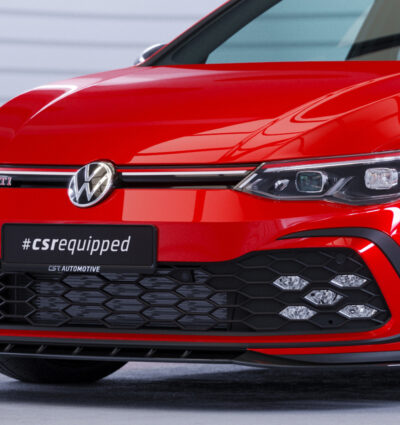 Lame de parechoc avant pour VW Golf 8 (Typ CD) GTI / GTD / GTE et R-Line (depuis 12/2019) - Fabriqué en ABS (6 finitions au choix)