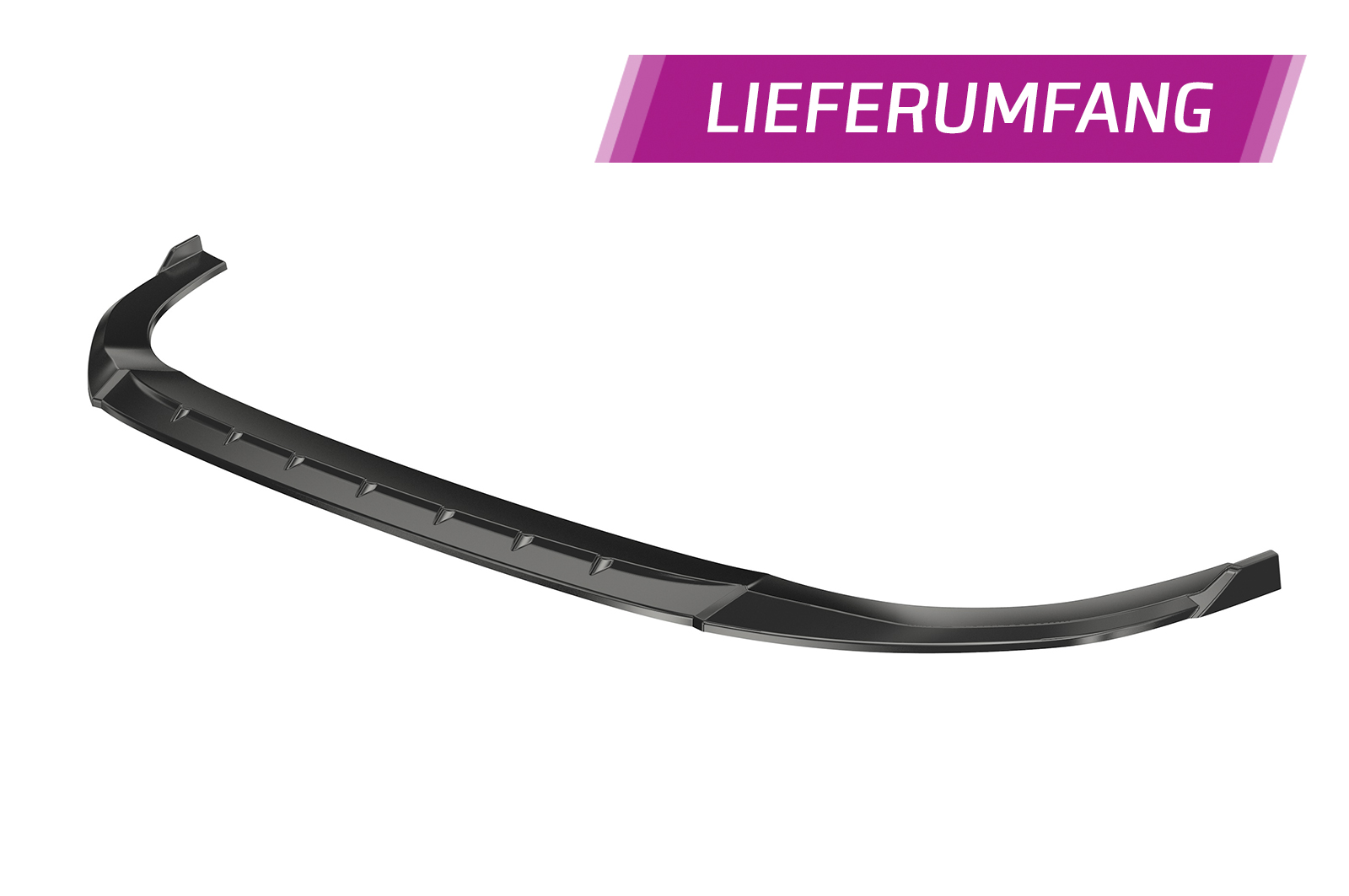 Lame de parechoc avant pour VW Golf 8 (Typ CD) GTI / GTD / GTE et R-Line (depuis 12/2019) - Fabriqué en ABS (6 finitions au choix)