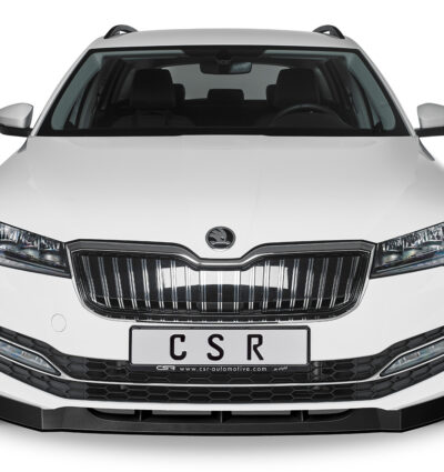 Lame de parechoc avant pour Skoda Superb III (Typ 3V) facelift (depuis 2019) - Fabriqué en ABS (6 finitions au choix)