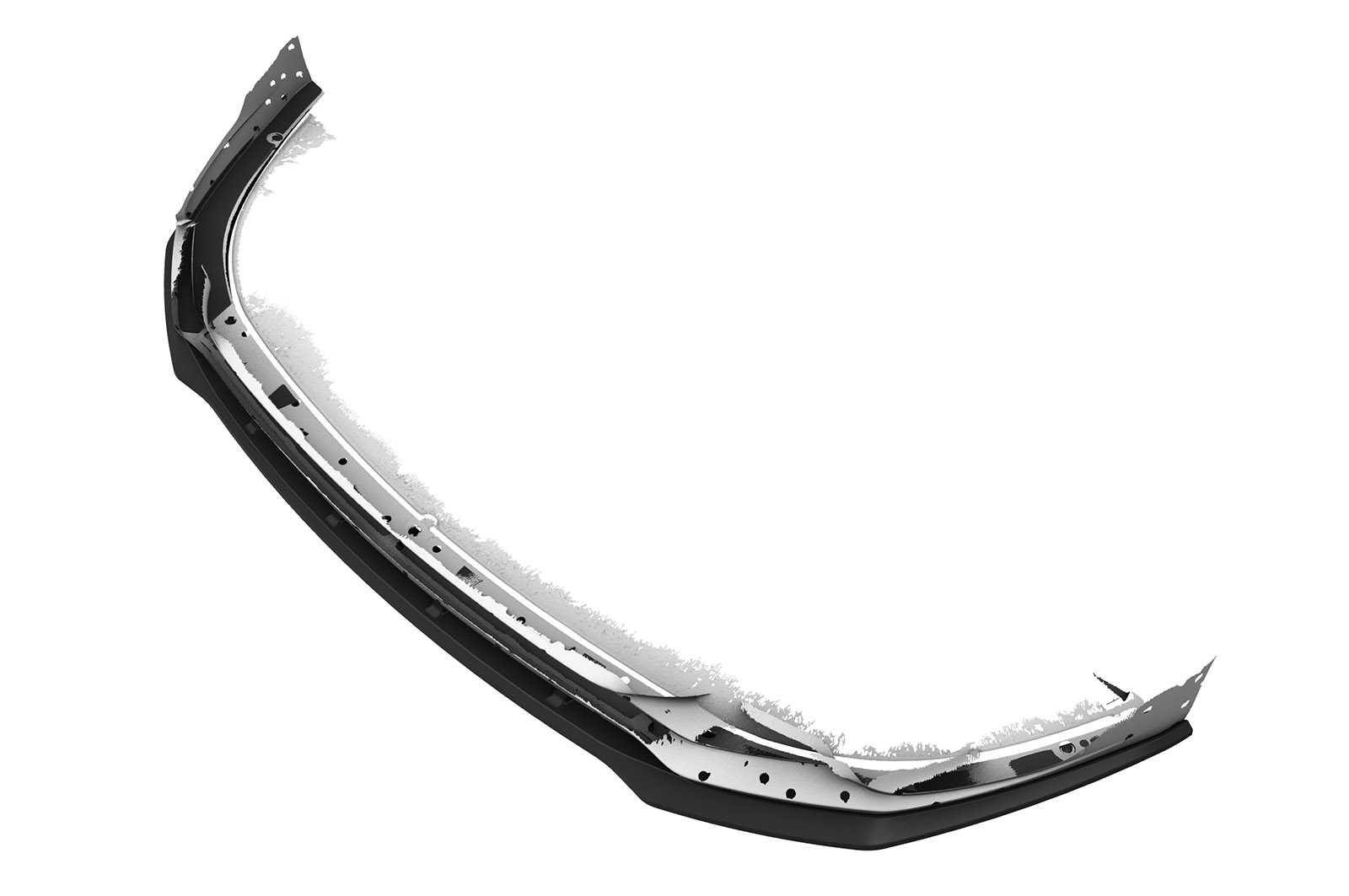 Lame de parechoc avant pour Kia Optima (JF) GT / GT-Line (facelift) (depuis 08/2018) - Fabriqué en ABS (6 finitions au choix)