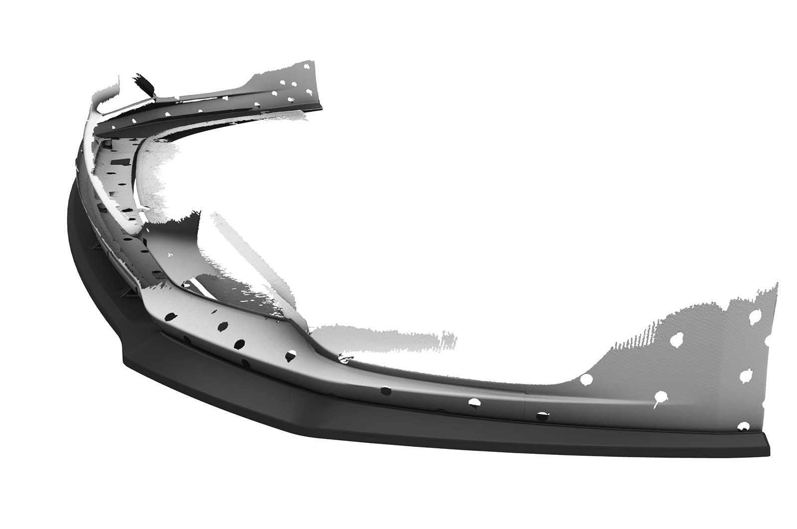 Lame de parechoc avant pour Kia Optima (JF) GT / GT-Line (facelift) (depuis 08/2018) - Fabriqué en ABS (6 finitions au choix)
