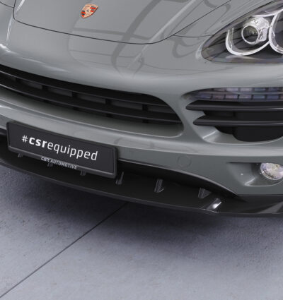 Lame de parechoc avant pour Porsche Cayenne Typ 92A toutes carrosseries (2010-09/2014) - Fabriqué en ABS (6 finitions au choix)