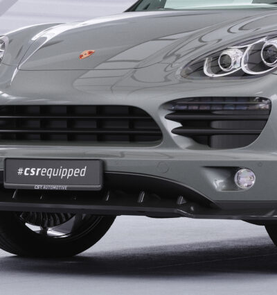 Lame de parechoc avant pour Porsche Cayenne Typ 92A toutes carrosseries (2010-09/2014) - Fabriqué en ABS (6 finitions au choix)