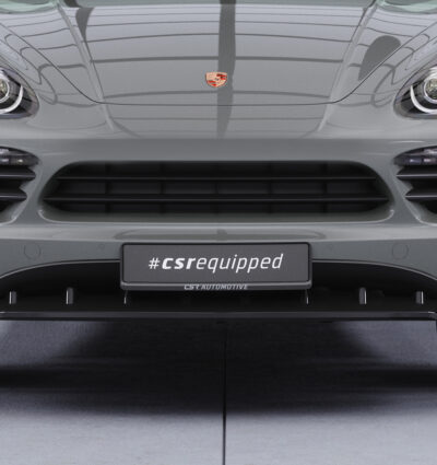 Lame de parechoc avant pour Porsche Cayenne Typ 92A toutes carrosseries (2010-09/2014) - Fabriqué en ABS (6 finitions au choix)