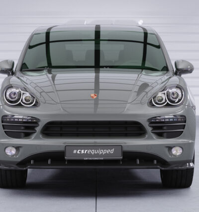 Lame de parechoc avant pour Porsche Cayenne Typ 92A toutes carrosseries (2010-09/2014) - Fabriqué en ABS (6 finitions au choix)