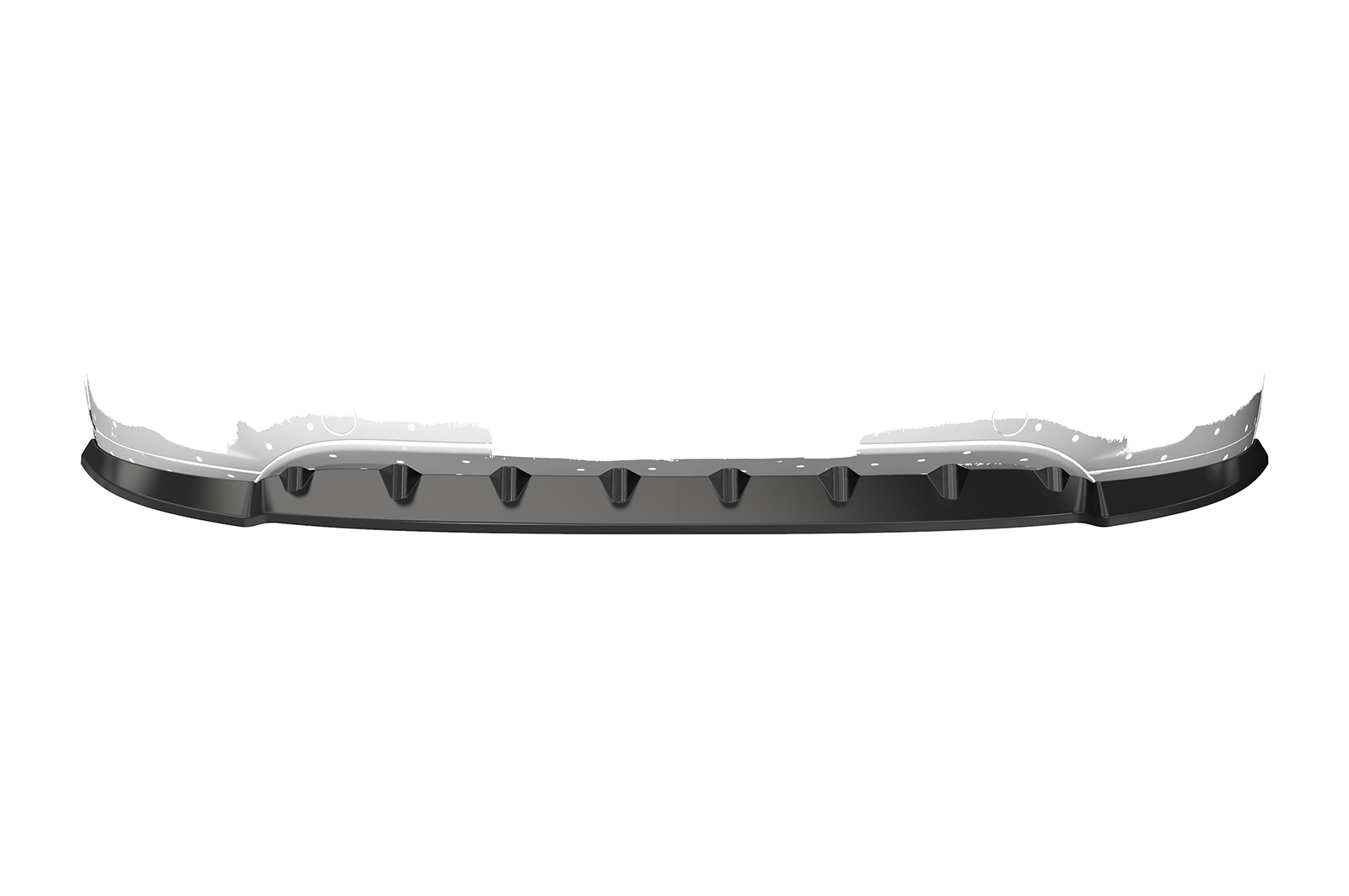 Lame de parechoc avant pour Porsche Cayenne Typ 92A toutes carrosseries (2010-09/2014) - Fabriqué en ABS (6 finitions au choix)