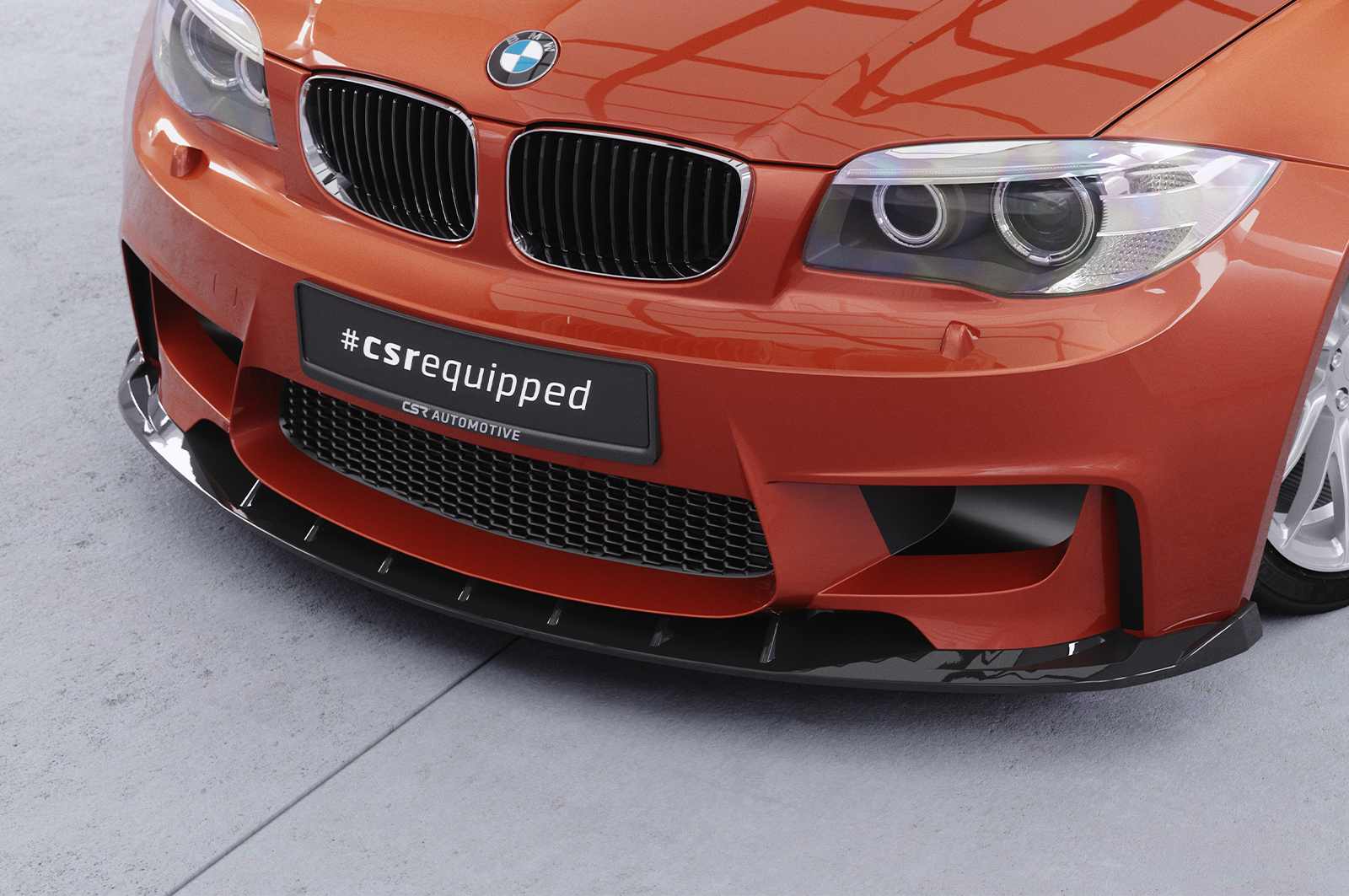 Lame de parechoc avant pour BMW Série 1 E82 M coupé (2011-2012) - Fabriqué en ABS (6 finitions au choix)