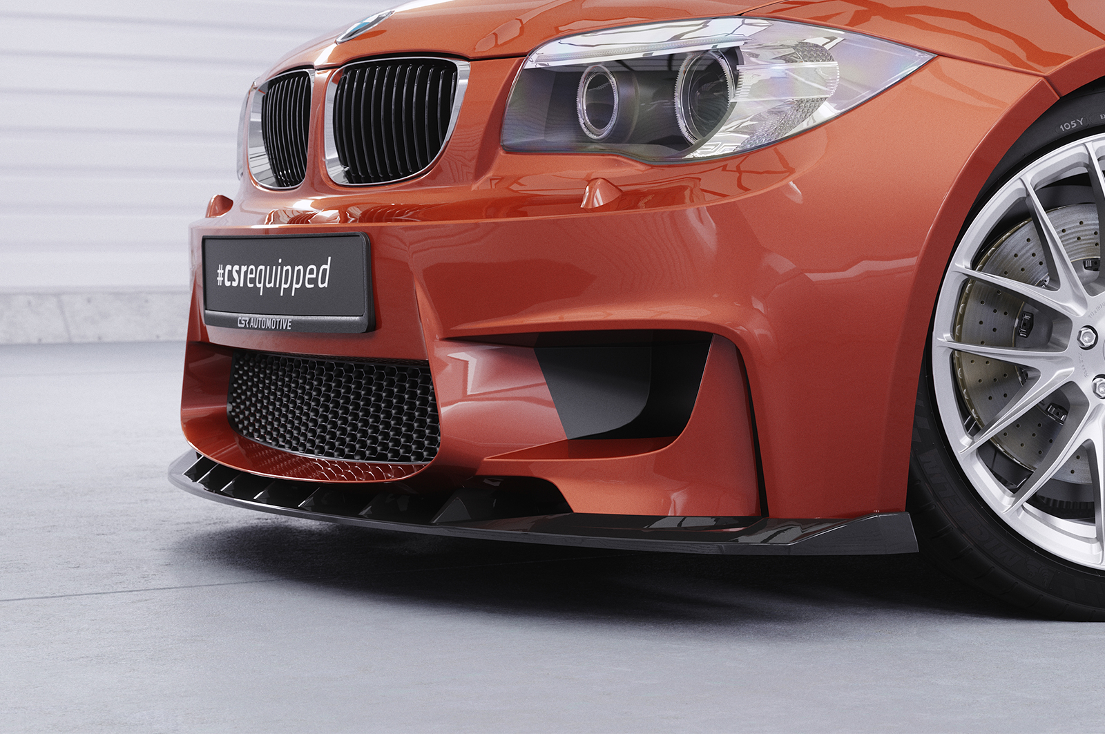 Lame de parechoc avant pour BMW Série 1 E82 M coupé (2011-2012) - Fabriqué en ABS (6 finitions au choix)