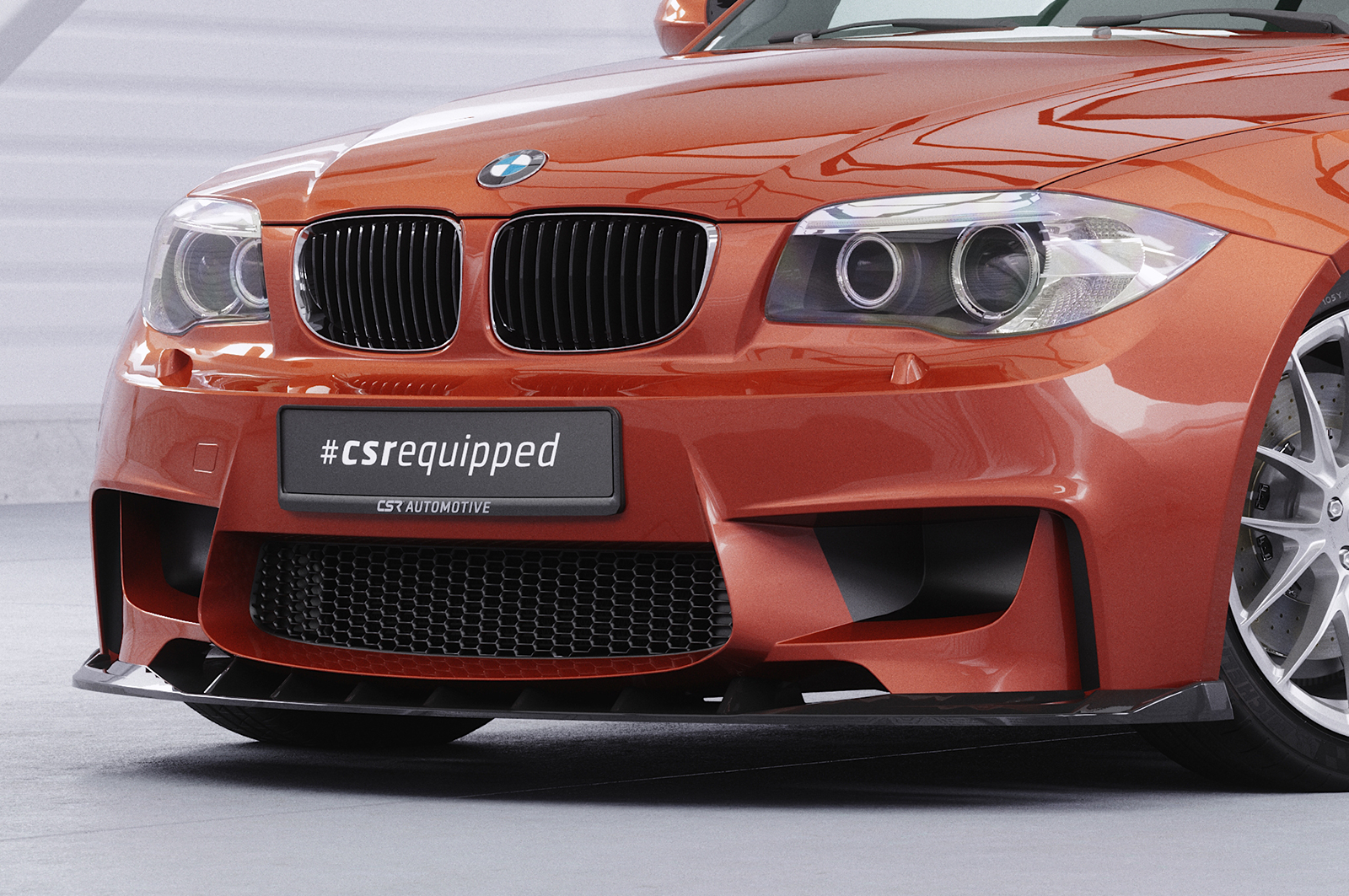 Lame de parechoc avant pour BMW Série 1 E82 M coupé (2011-2012) - Fabriqué en ABS (6 finitions au choix)