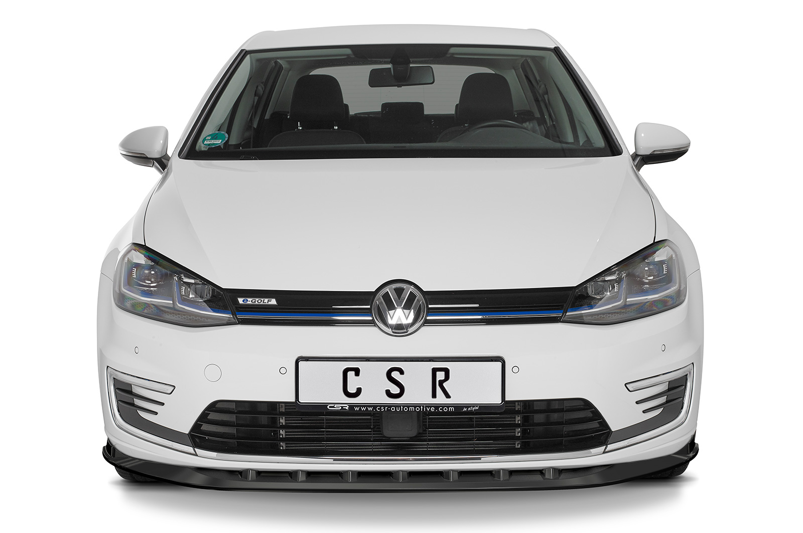 Lame de parechoc avant pour VW e-Golf toutes carrosseries (02/2014-12/2020) - Fabriqué en ABS (6 finitions au choix)