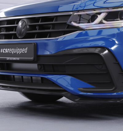 Lame de parechoc avant pour VW Tiguan II (Typ AD1) R-Line (facelift) (depuis 09/2020) - Fabriqué en ABS (6 finitions au choix)