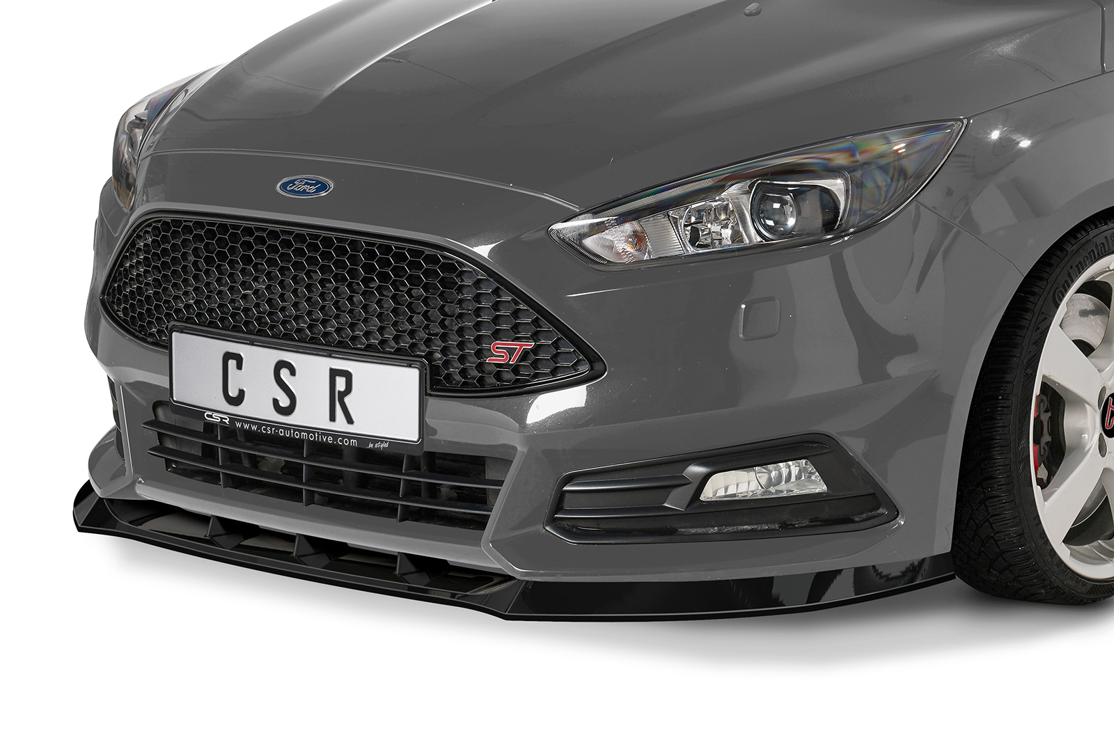 Lame de parechoc avant pour Ford Focus MK3 ST break (facelift) (2015-2018) - Fabriqué en ABS (6 finitions au choix)