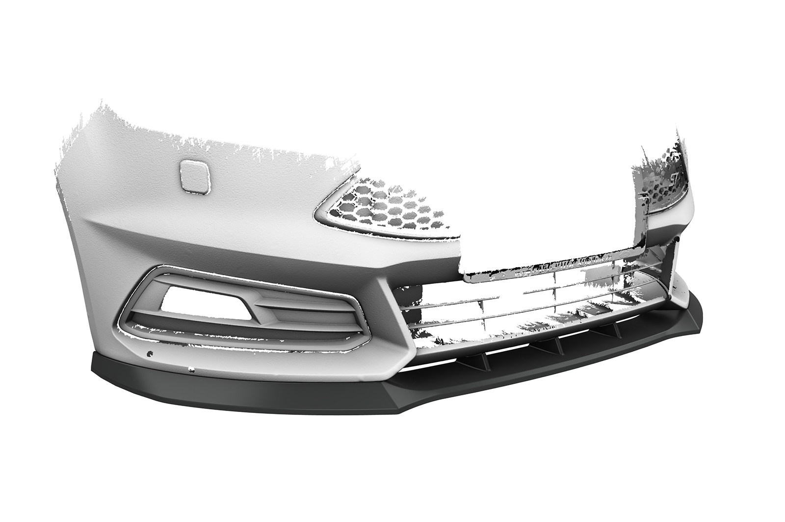 Lame de parechoc avant pour Ford Focus MK3 ST break (facelift) (2015-2018) - Fabriqué en ABS (6 finitions au choix)
