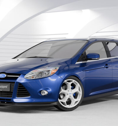 Lame de parechoc avant pour Ford Focus MK3 finition de base (préfacelift) (2010-2014) - Fabriqué en ABS (6 finitions au choix)