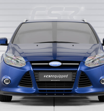 Lame de parechoc avant pour Ford Focus MK3 finition de base (préfacelift) (2010-2014) - Fabriqué en ABS (6 finitions au choix)