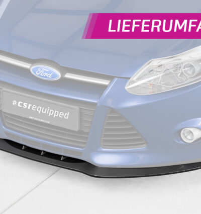 Lame de parechoc avant pour Ford Focus MK3 finition de base (préfacelift) (2010-2014) - Fabriqué en ABS (6 finitions au choix)
