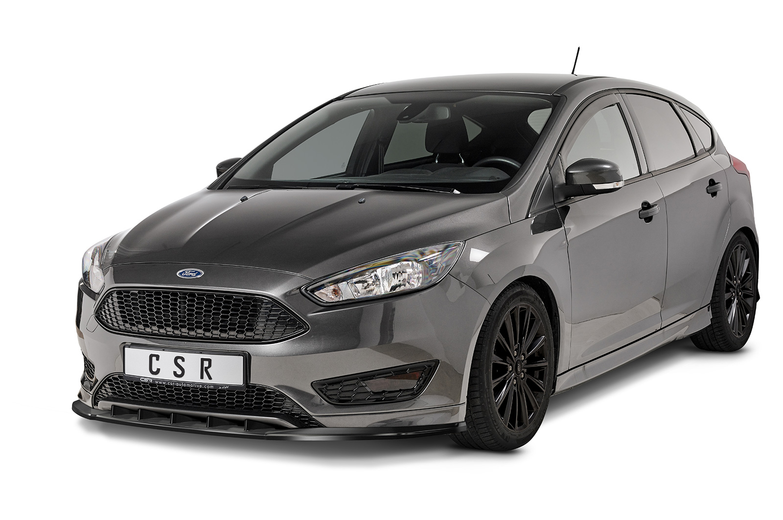 Lame de parechoc avant pour Ford Focus MK3 ST-Line (facelift) (2014-2018) - Fabriqué en ABS (6 finitions au choix)