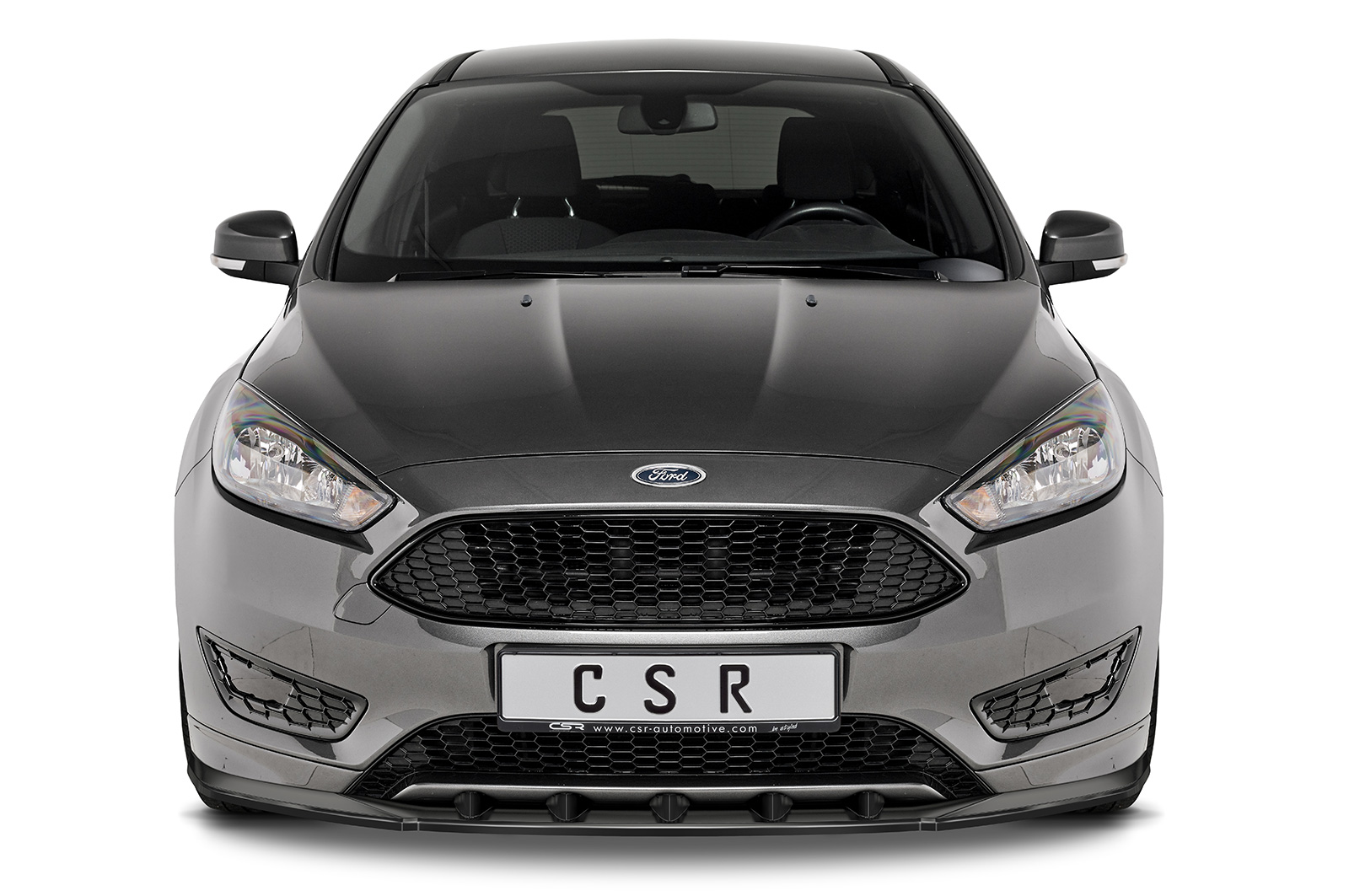 Lame de parechoc avant pour Ford Focus MK3 ST-Line (facelift) (2014-2018) - Fabriqué en ABS (6 finitions au choix)