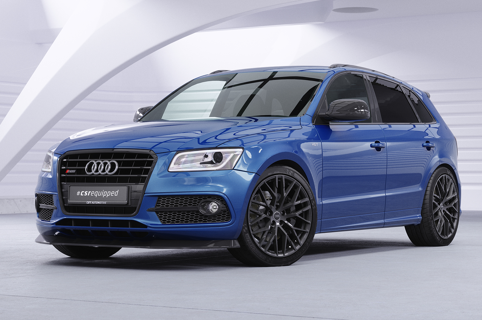 Lame de parechoc avant pour Audi SQ5 8R toutes carrosseries (2013-2017) - Fabriqué en ABS (6 finitions au choix)