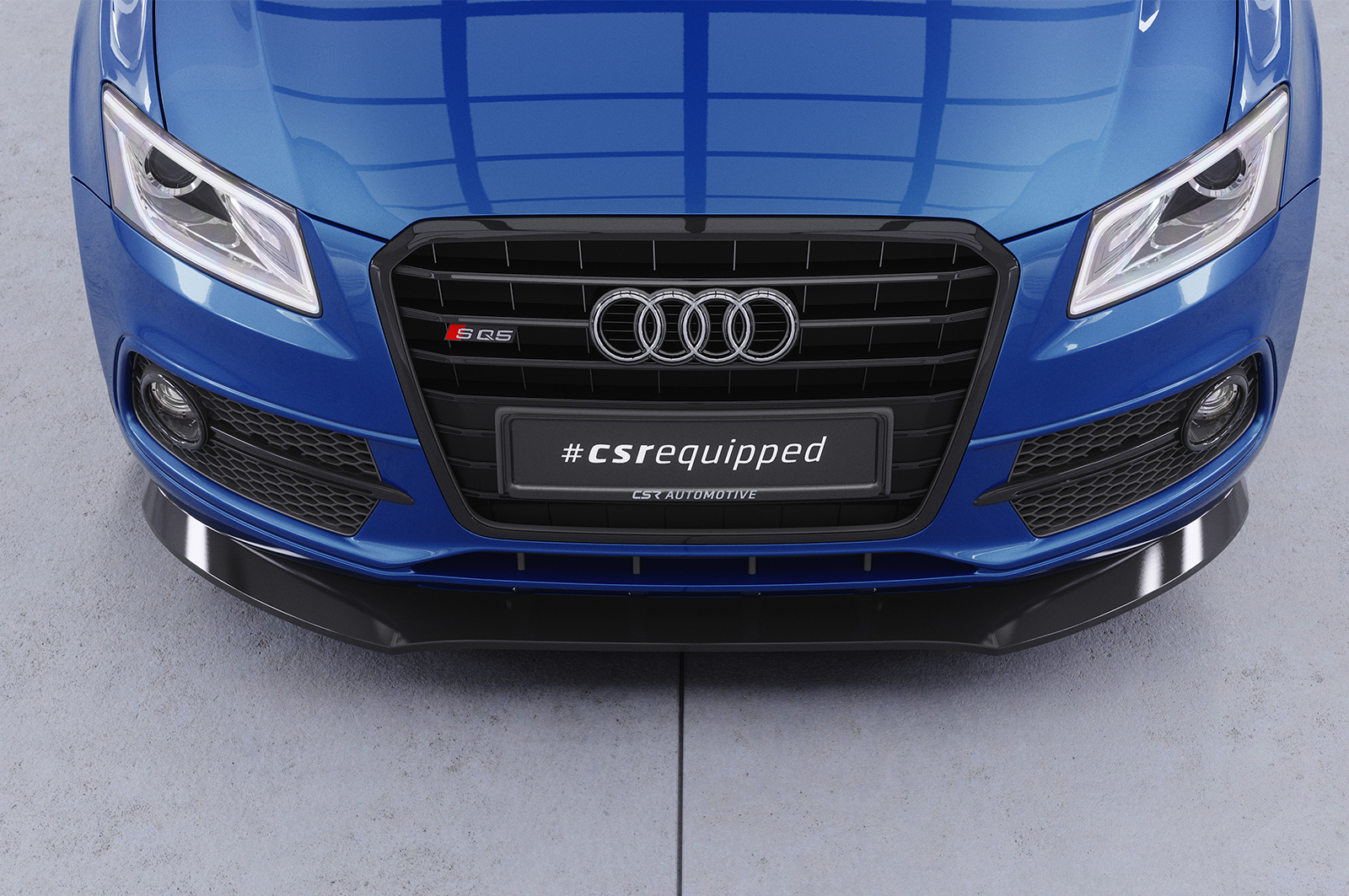 Lame de parechoc avant pour Audi SQ5 8R toutes carrosseries (2013-2017) - Fabriqué en ABS (6 finitions au choix)