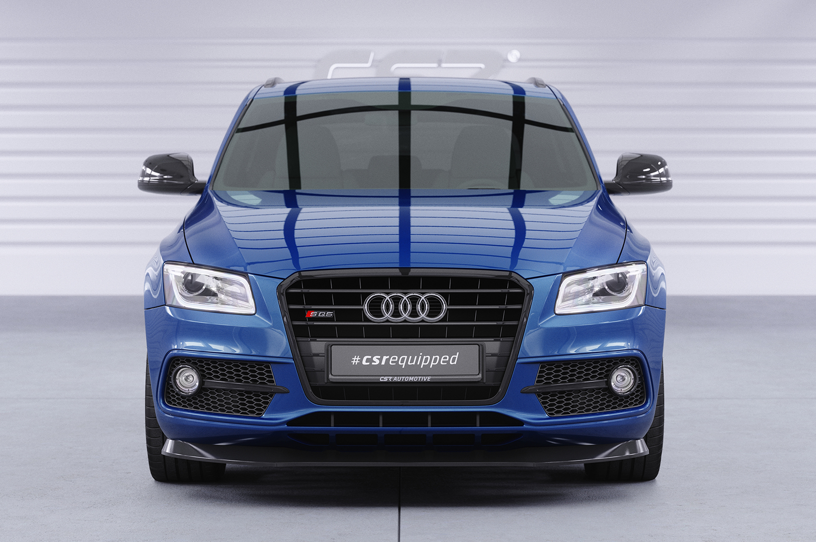 Lame de parechoc avant pour Audi SQ5 8R toutes carrosseries (2013-2017) - Fabriqué en ABS (6 finitions au choix)