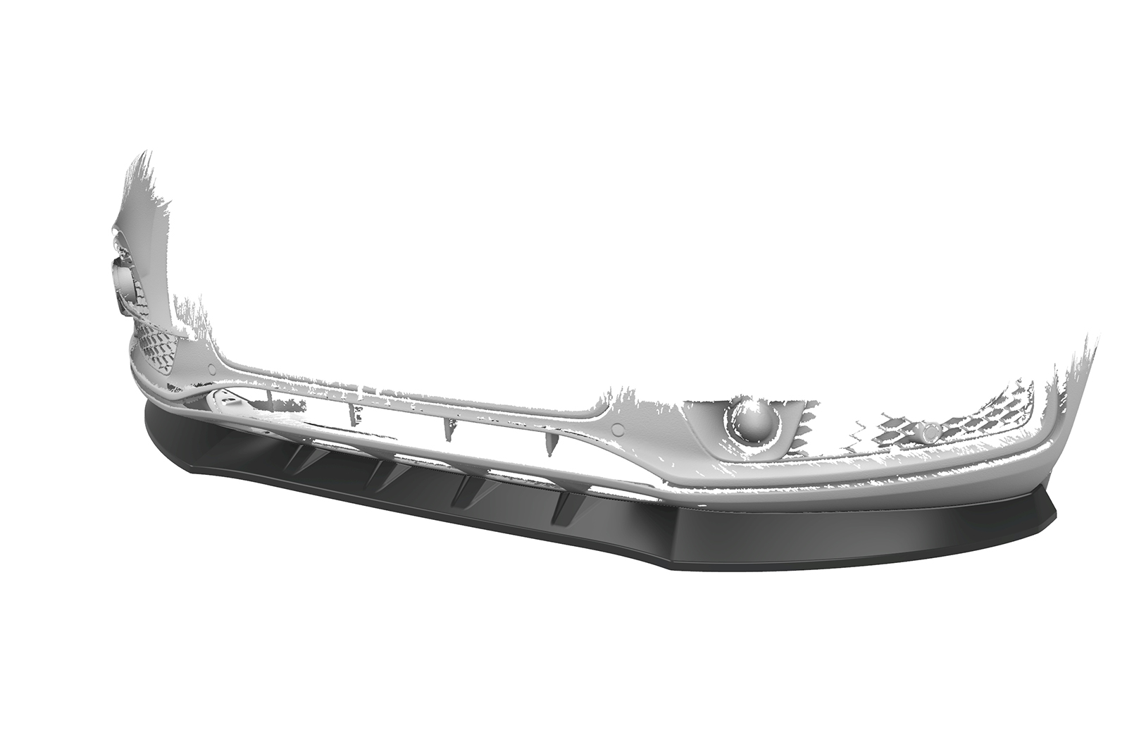 Lame de parechoc avant pour Audi SQ5 8R toutes carrosseries (2013-2017) - Fabriqué en ABS (6 finitions au choix)