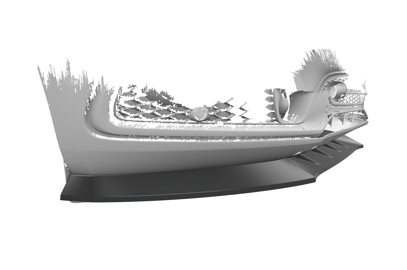 Lame de parechoc avant pour Audi SQ5 8R toutes carrosseries (2013-2017) - Fabriqué en ABS (6 finitions au choix)