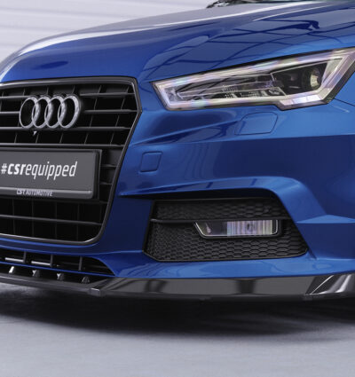 Lame de parechoc avant pour Audi A1 8X facelift (2015-2018) - Fabriqué en ABS (6 finitions au choix)