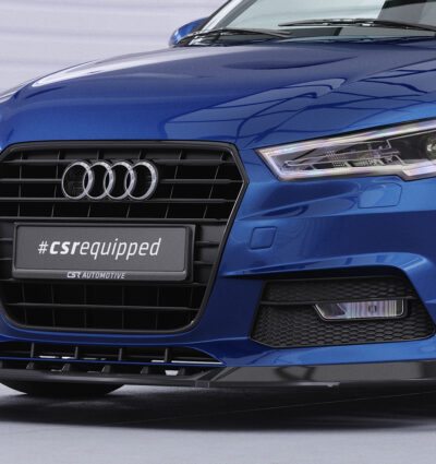 Lame de parechoc avant pour Audi A1 8X facelift (2015-2018) - Fabriqué en ABS (6 finitions au choix)