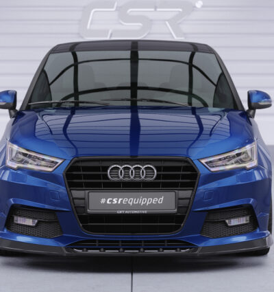 Lame de parechoc avant pour Audi A1 8X facelift (2015-2018) - Fabriqué en ABS (6 finitions au choix)