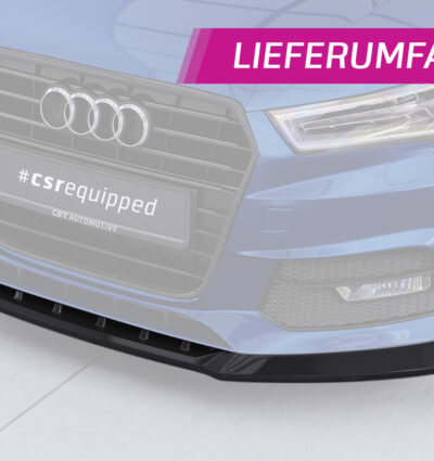 Lame de parechoc avant pour Audi A1 8X facelift (2015-2018) - Fabriqué en ABS (6 finitions au choix)