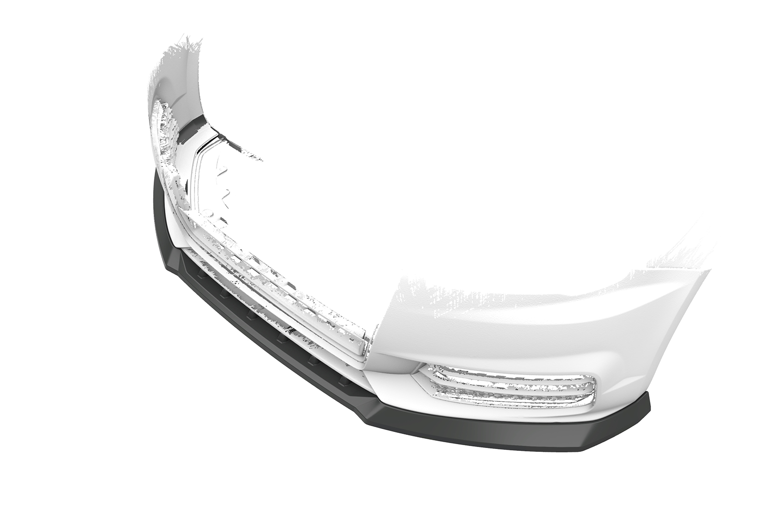 Lame de parechoc avant pour Audi A1 8X facelift (2015-2018) - Fabriqué en ABS (6 finitions au choix)