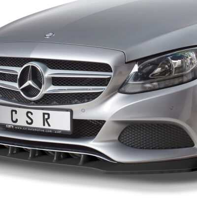 Lame de parechoc avant pour Mercedes-Benz Classe C W205 S205 V205 C205 A205 préfacelift (02/2014-04/2018) - Fabriqué en ABS (6 finitions au choix)