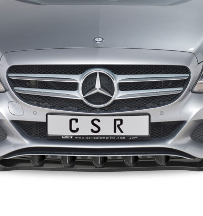Lame de parechoc avant pour Mercedes-Benz Classe C W205 S205 V205 C205 A205 préfacelift (02/2014-04/2018) - Fabriqué en ABS (6 finitions au choix)